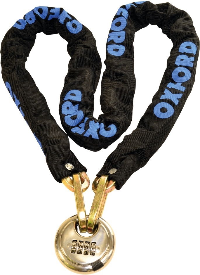 Oxford Discus Chain Lock, black, Size 150 cm, black, Size 150 cm