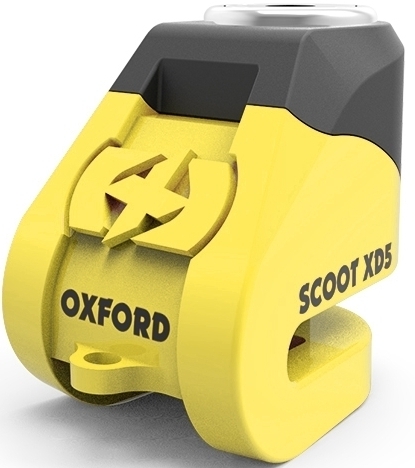Oxford Scoot XD5 Disc Lock, yellow, yellow