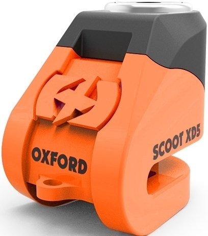 Oxford Scoot XD5 Disc Lock, orange, orange