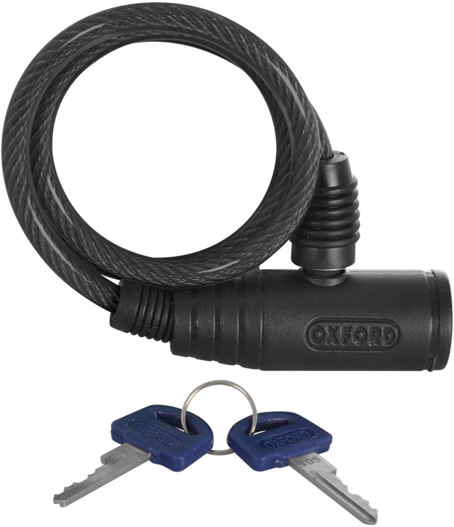 Oxford Bumper Cable Lock, black, black, Size One Size