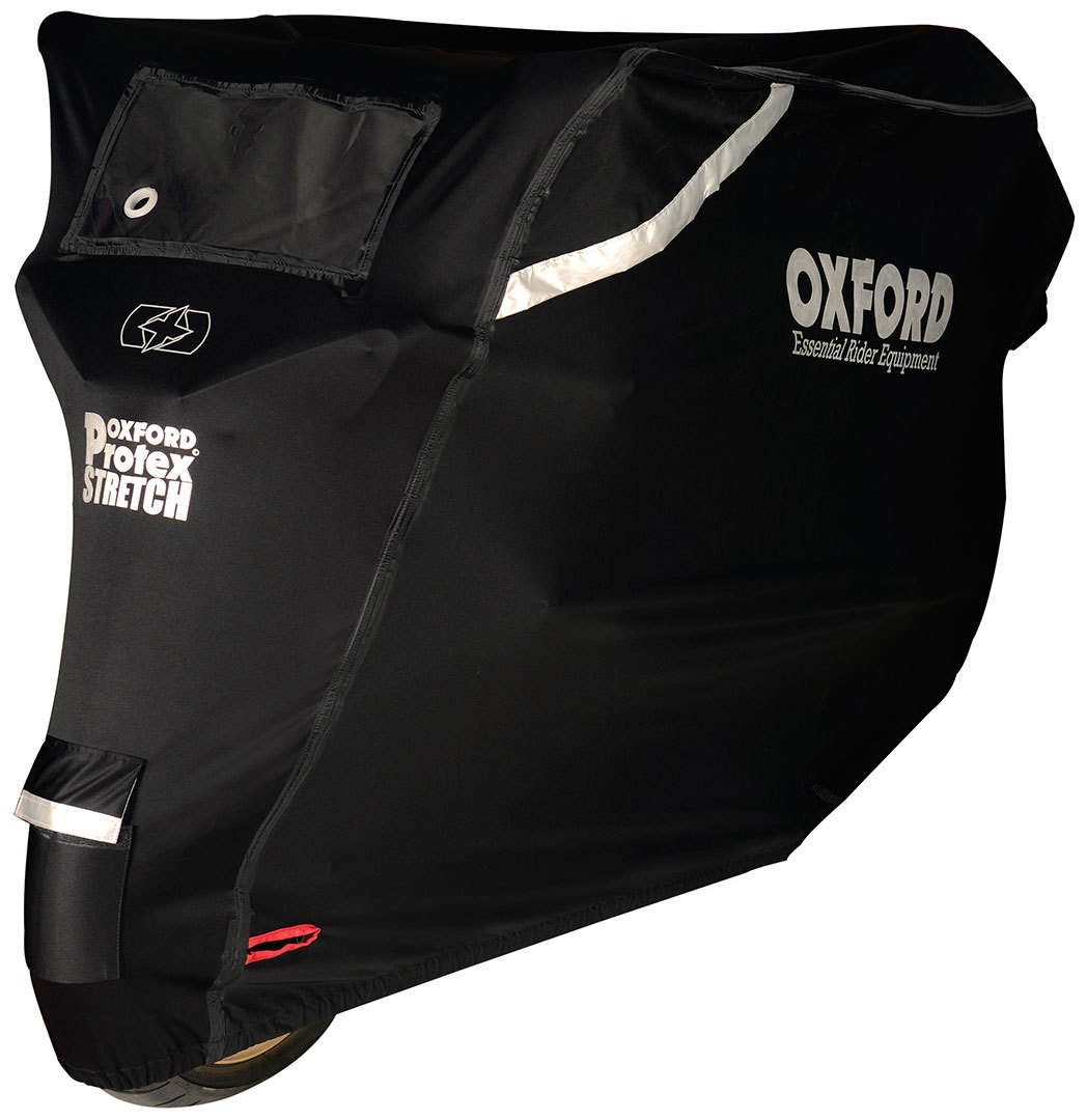 Oxford Protex Stretch-Fit Outdoor Premium Motorrad Abdeckplane, Größe L, Größe L