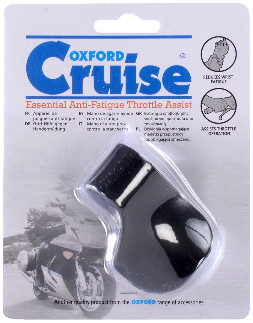 Oxford Cruise 28mm-32mm Throttle Assist, black, black, Size One Size