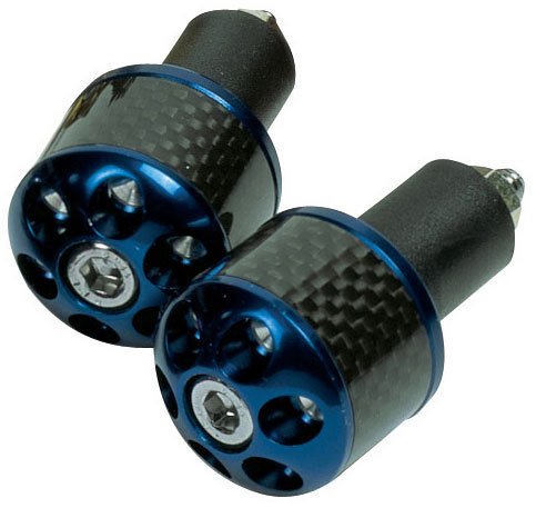 Oxford Carb-Ends Bar End Weights, blue, blue, Size One Size