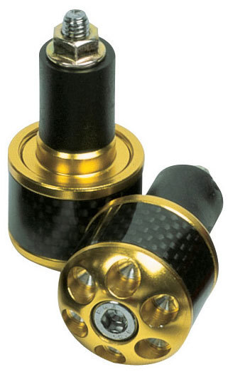 Oxford Carb-Ends Bar End Weights, yellow, yellow, Size One Size