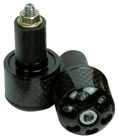 Oxford Carb-Ends Bar End Weights, black, black, Size One Size