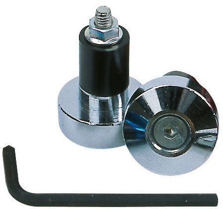 Oxford Bar Ends 1 Bar End Weights, silver, silver, Size One Size