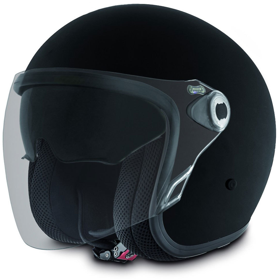 Premier Vangarde Mono Jet Helmet, black, Size XS, black, Size XS