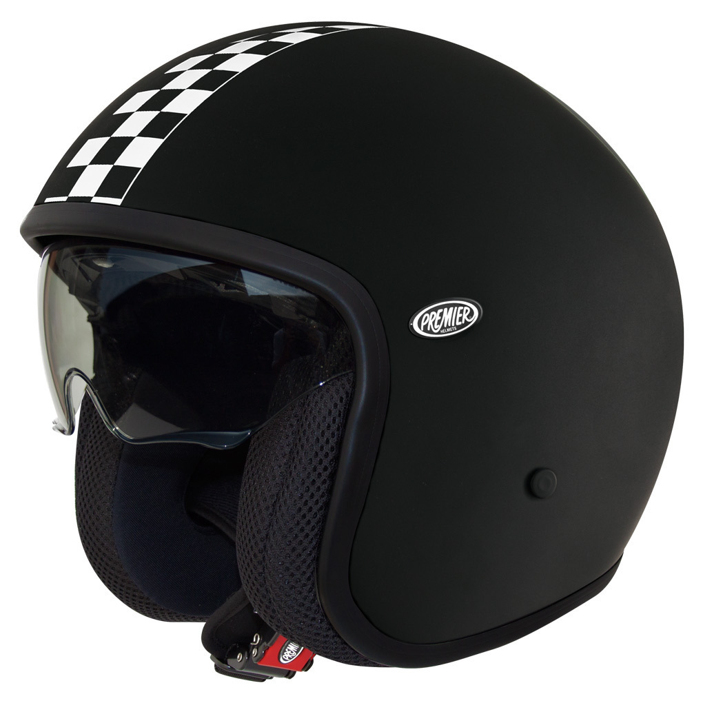 Premier Vintage CK One Jet Helmet, black, Size S, black, Size S