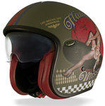 Premier Vintage Pin Up Jet Helmet