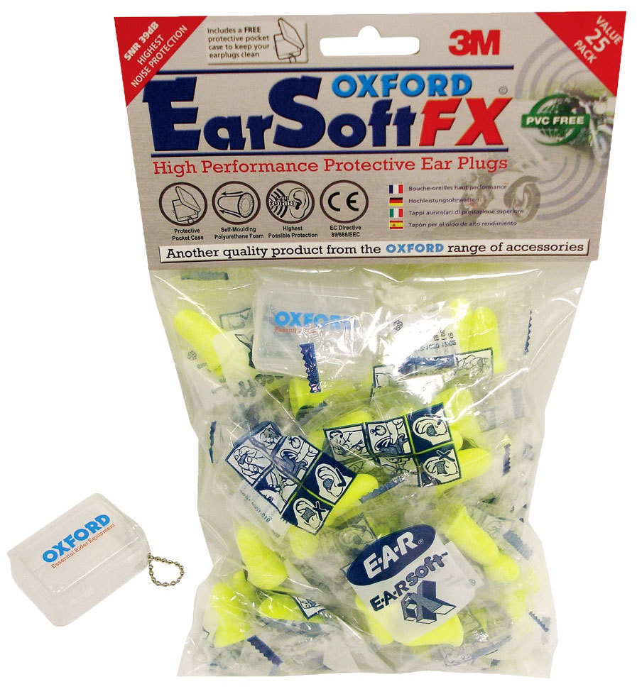 Oxford Ear Soft FX Earplugs, yellow, yellow, Size One Size