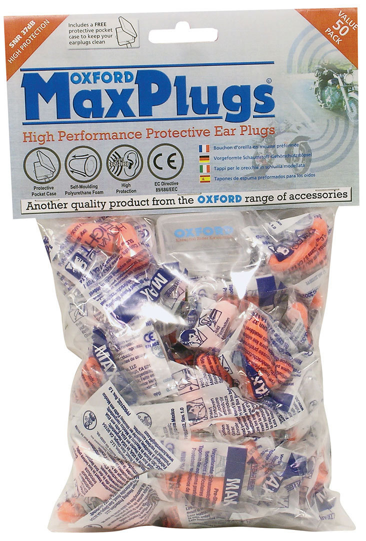 Oxford SNR37 Ear Plugs, orange, orange, Size One Size