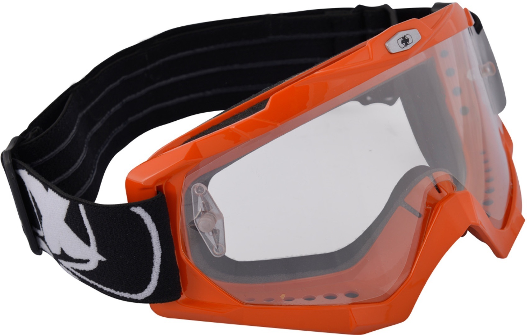 Oxford Assault Pro Motocross Goggles, orange, orange, Size One Size