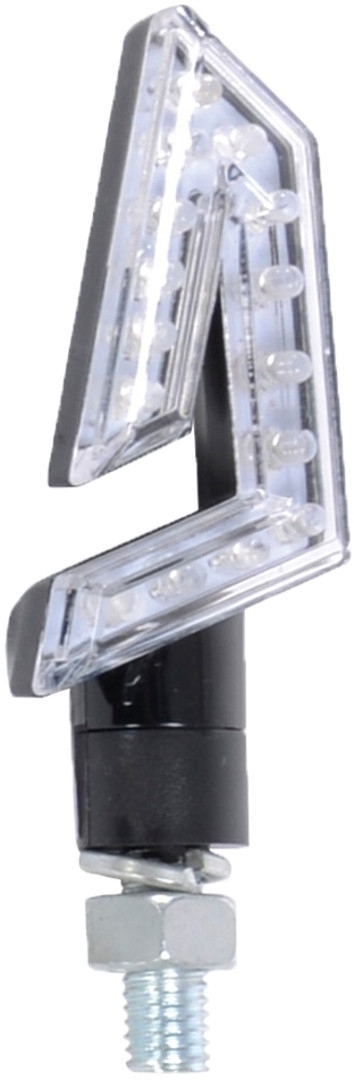 Oxford Signal 4 LED Motorcycle Turn Signals, black, black, Size One Size