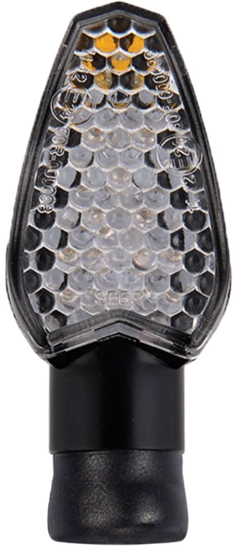 Oxford Signal 7 LED Motorcycle turn signals, black, black, Size One Size