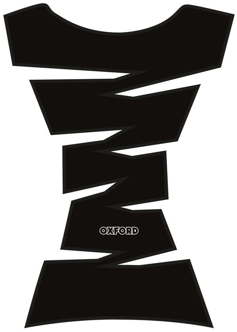 Oxford Jagged Tank Pad, black, black, Size One Size