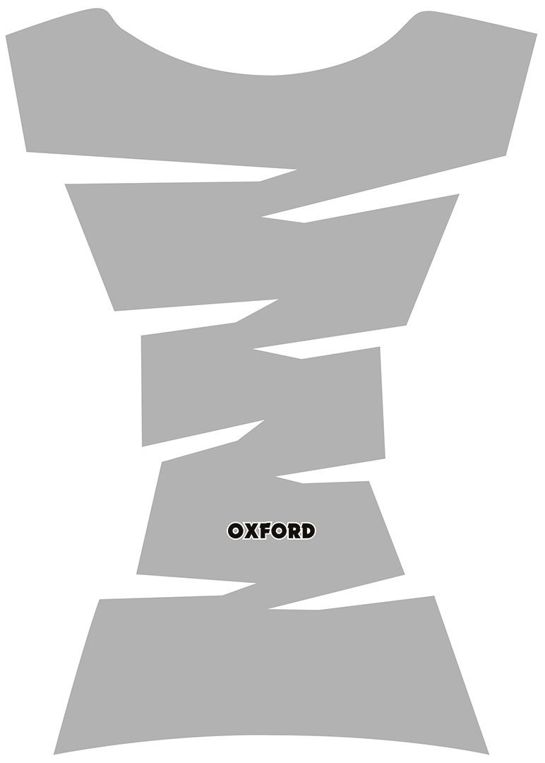 Oxford Jagged Tank Pad, silver, silver, Size One Size