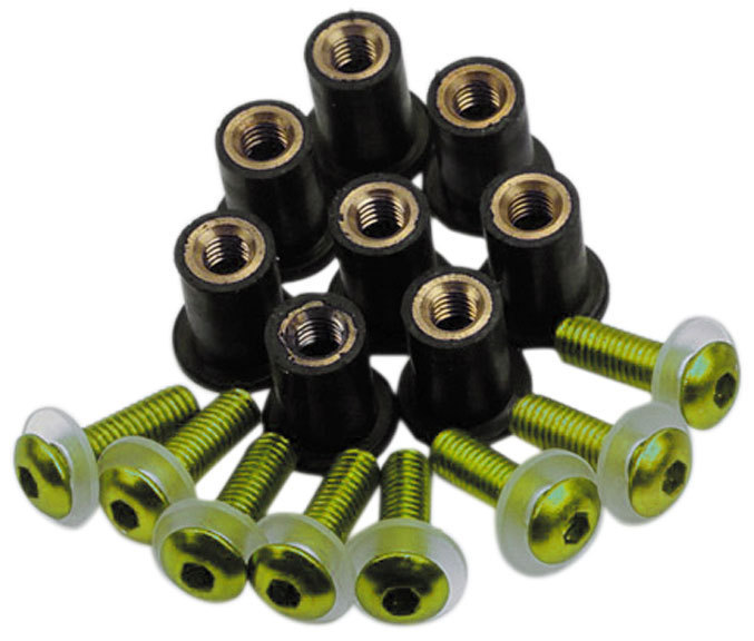 Oxford Screen Shield Replacement Screws, gold, gold, Size One Size
