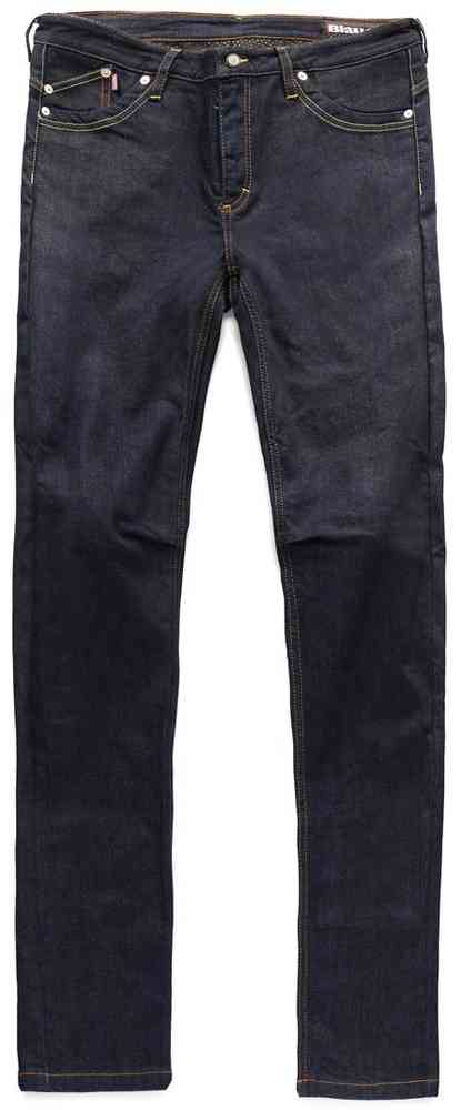 Blauer Scarlett Jeans de moto de dames bleu foncé