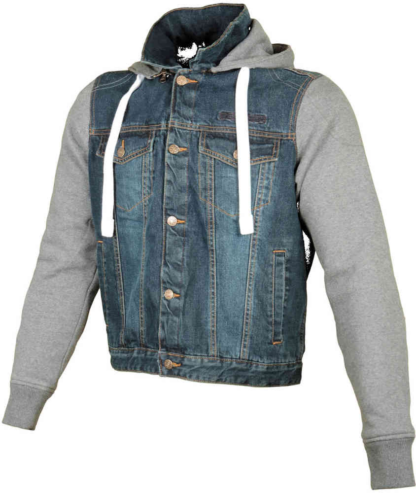 strelen Reinig de vloer Valkuilen Booster Denim Motorcycle Hoodie - buy cheap ▷ FC-Moto