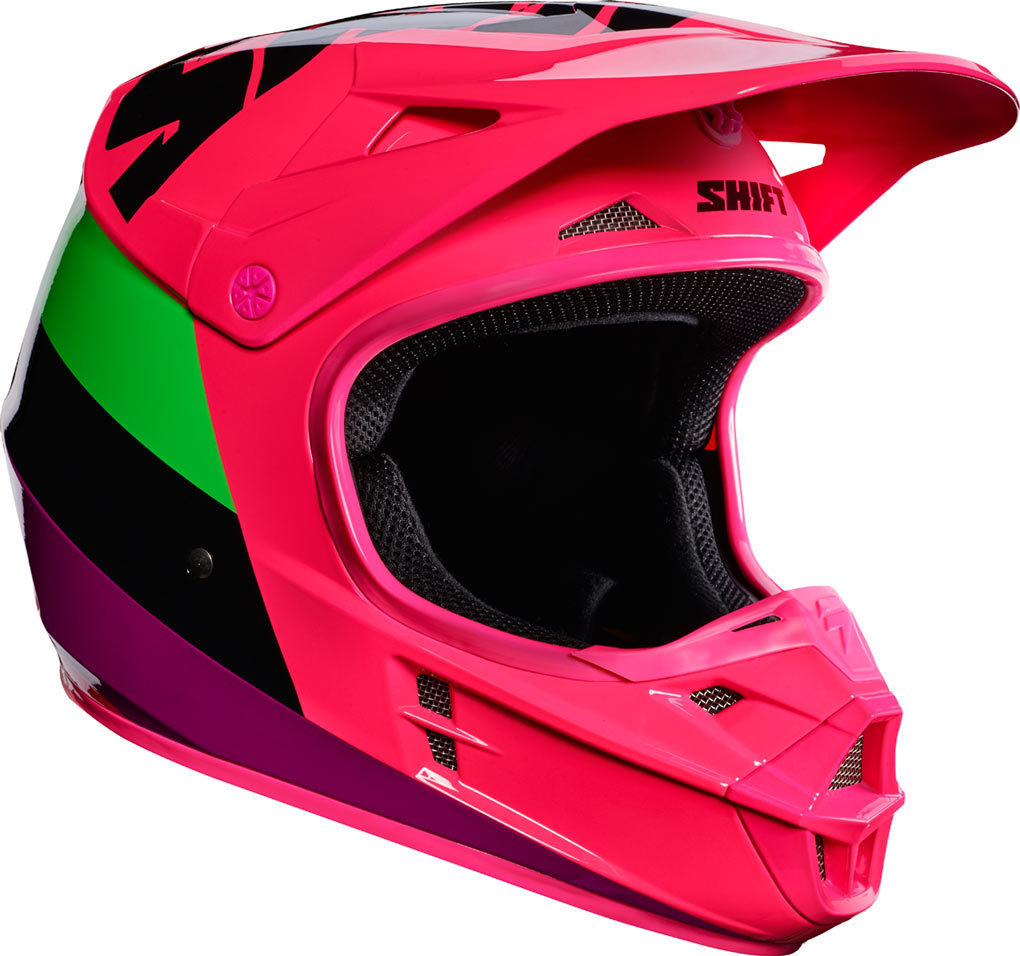 Shift WHIT3 Tarmac Motocross Helmet, pink, Size XL, pink, Size XL