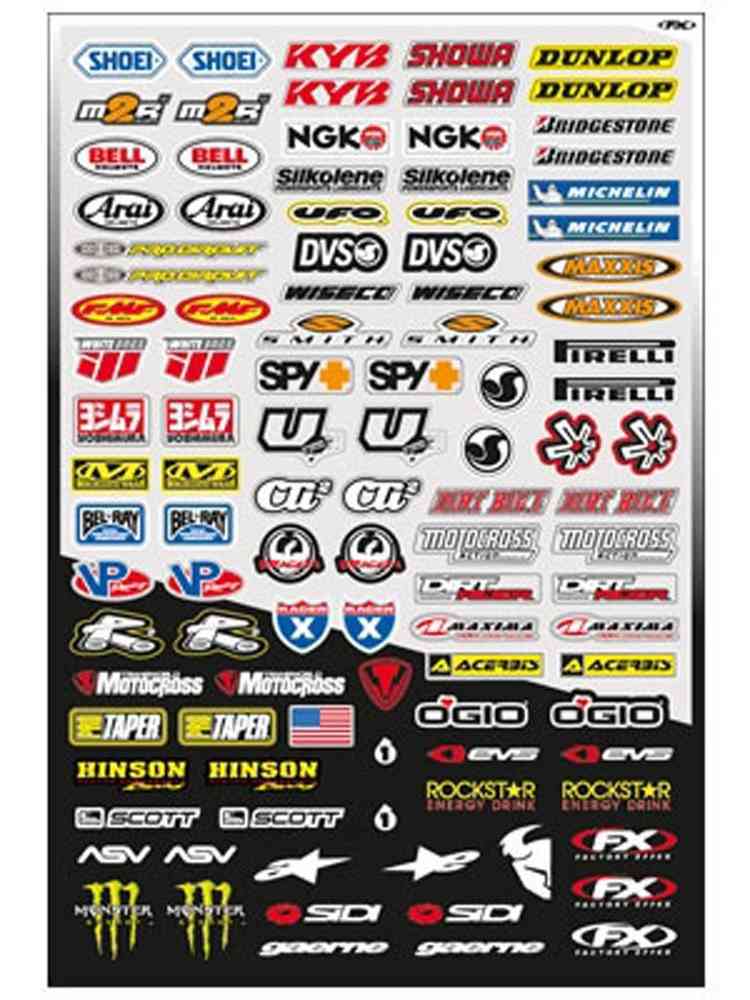 Büse FX Micro Sponsor Sticker Kit M