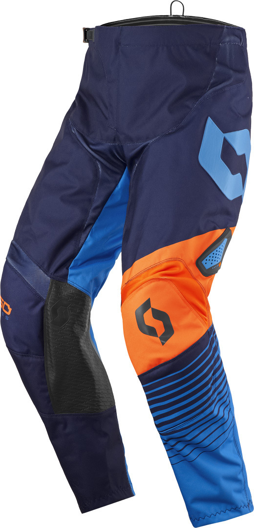 Image of Scott 350 Track Bambini Motocross pantaloni 2017, blu-arancione, dimensione 24