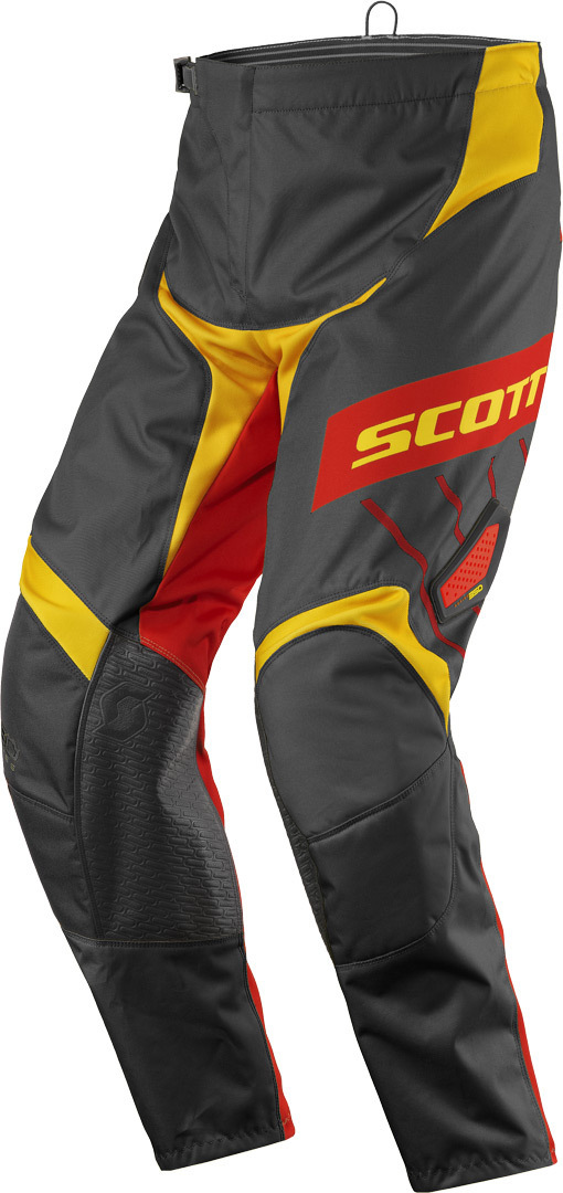 Image of Scott 350 Dirt Pantaloni motocross 2017, nero-giallo, dimensione 32