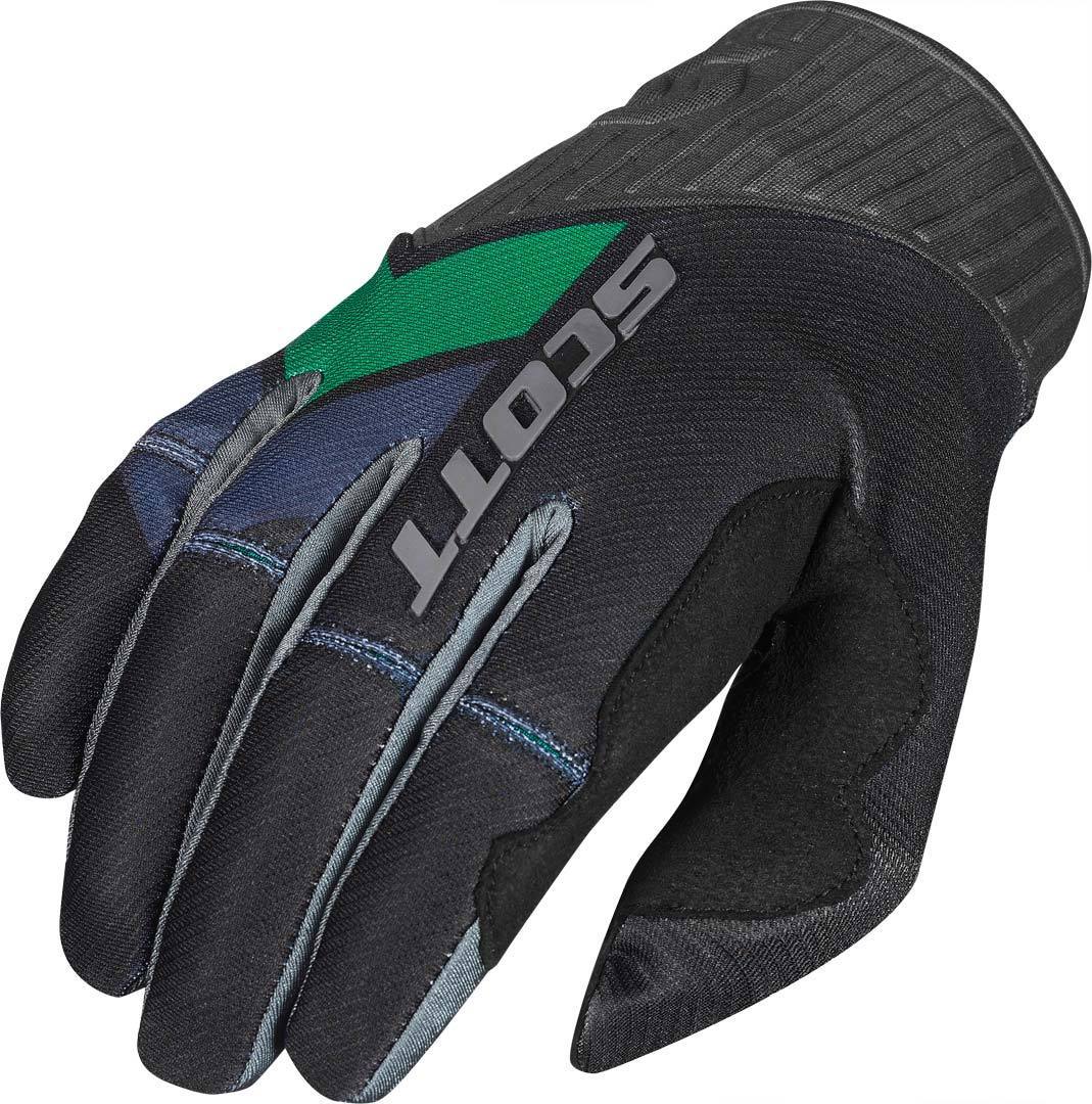 Scott 450 Podium Motocross Gloves 2017, black-green, Size S, black-green, Size S