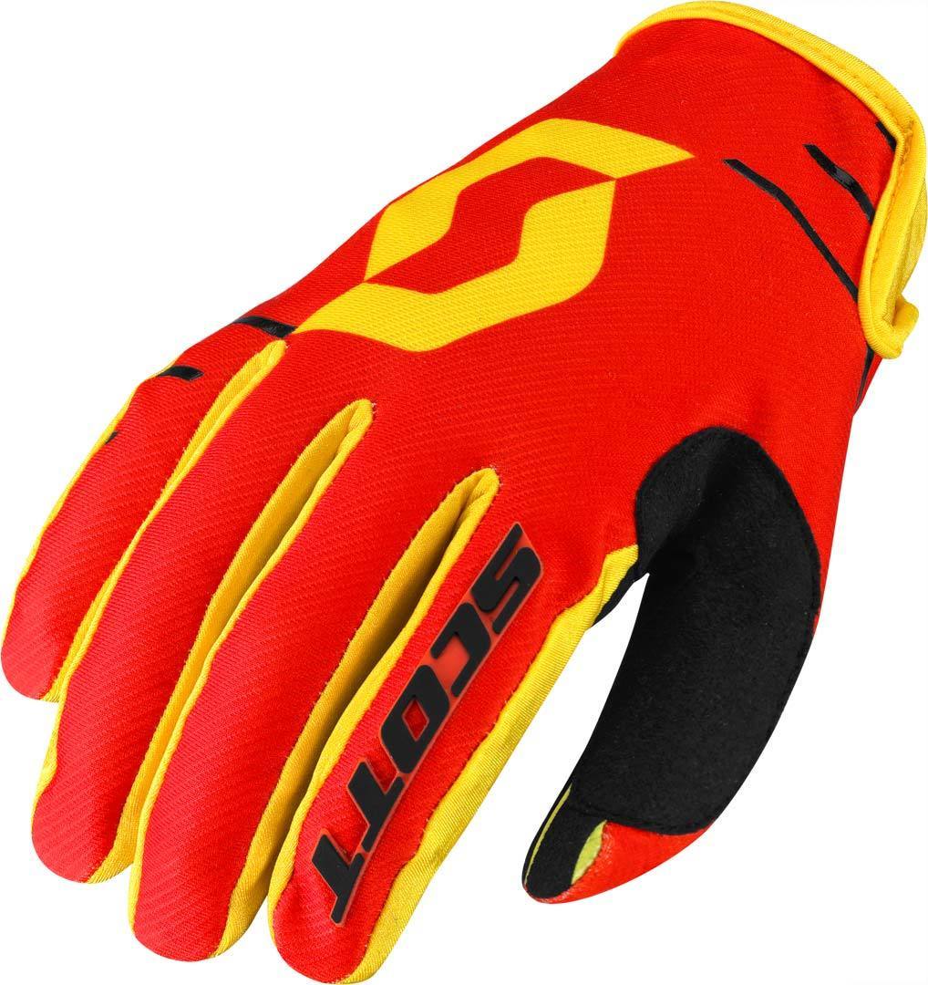 Scott 350 Dirt Motorcycle Gloves 2017, black-yellow, Size XL, black-yellow, Size XL