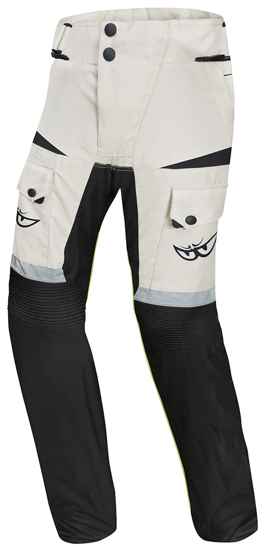 Berik Cargo wasserdichte Motorrad Textilhose, schwarz-grau, Größe 48, schwarz-grau, Größe 48