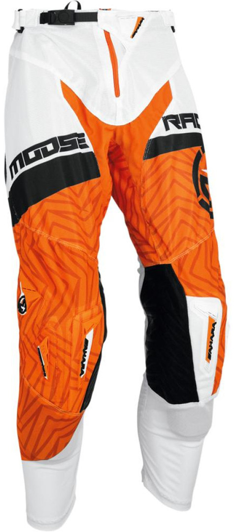 Moose Racing S7 Sahara Pant, black-orange, Size 30, black-orange, Size 30