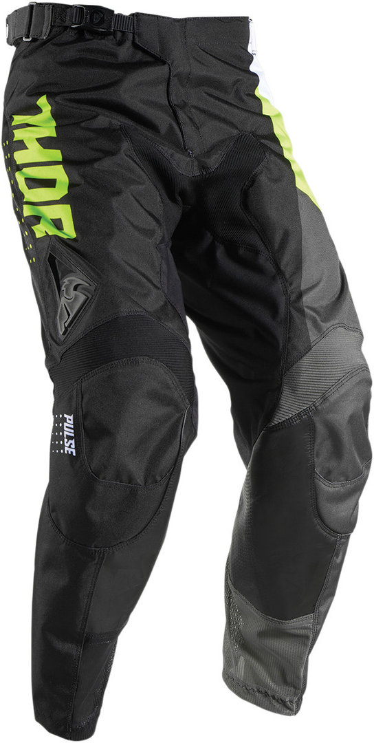 Thor Pulse Aktiv Kids Motocross Pants, black-green, Size XS, black-green, Size XS
