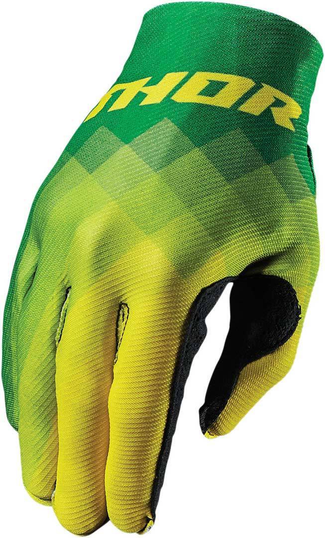 Thor Invert Pix Motocross Gloves, green, Size XL, green, Size XL