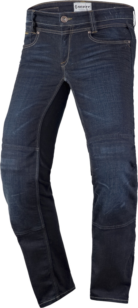 Image of Scott Denim Stretch Jeans motociclistici, blu, dimensione 2XL