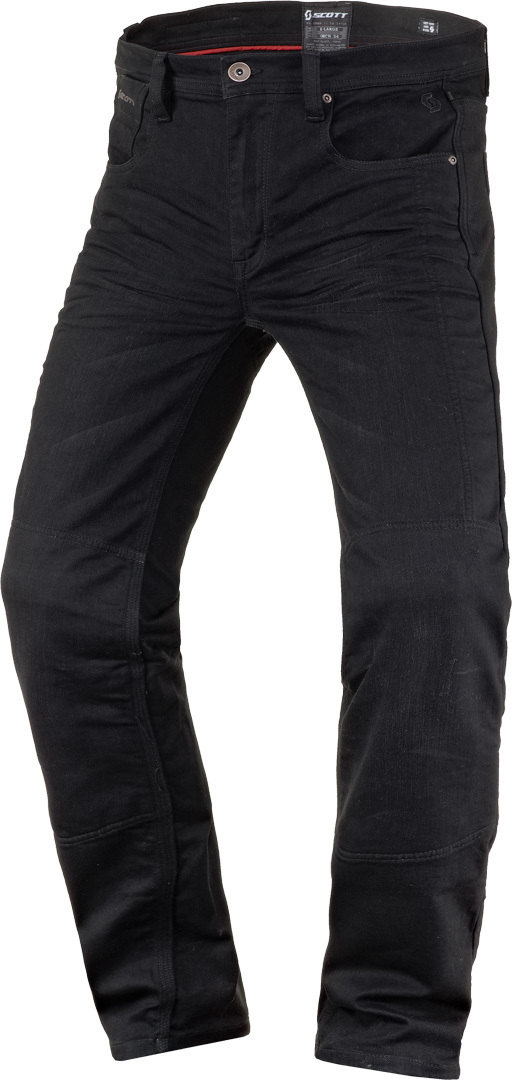Image of Scott Denim Stretch Jeans motociclistici, nero, dimensione L