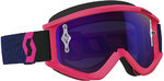 Scott Recoil XI Brille Blau Neon Pink Chrome Works