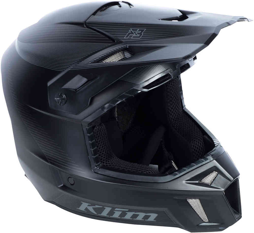 Klim F3 Cross Black Stealth Helmet 헬멧