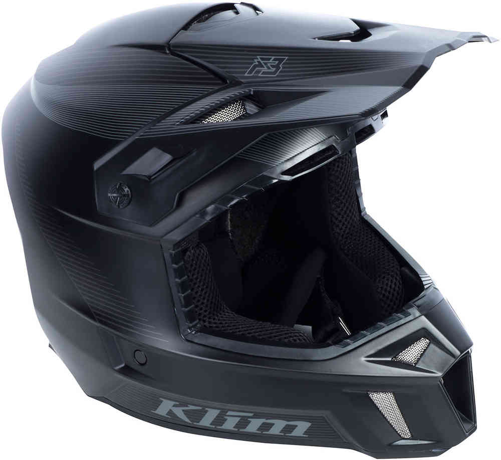 Klim F3 Cross Black Stealth Hjälm