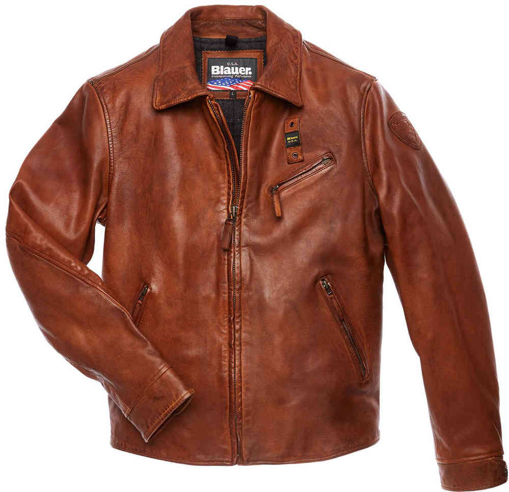 Blauer USA Rude Veste en cuir