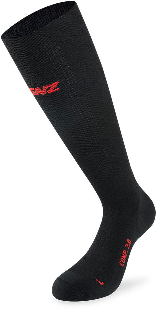 Lenz Compression 2.0 Merino Socks, black, Size S, black, Size S