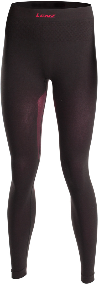 Lenz Long 1.0 Ladies Pants, black-red, Size XS for Women, black-red, Size XS for Women
