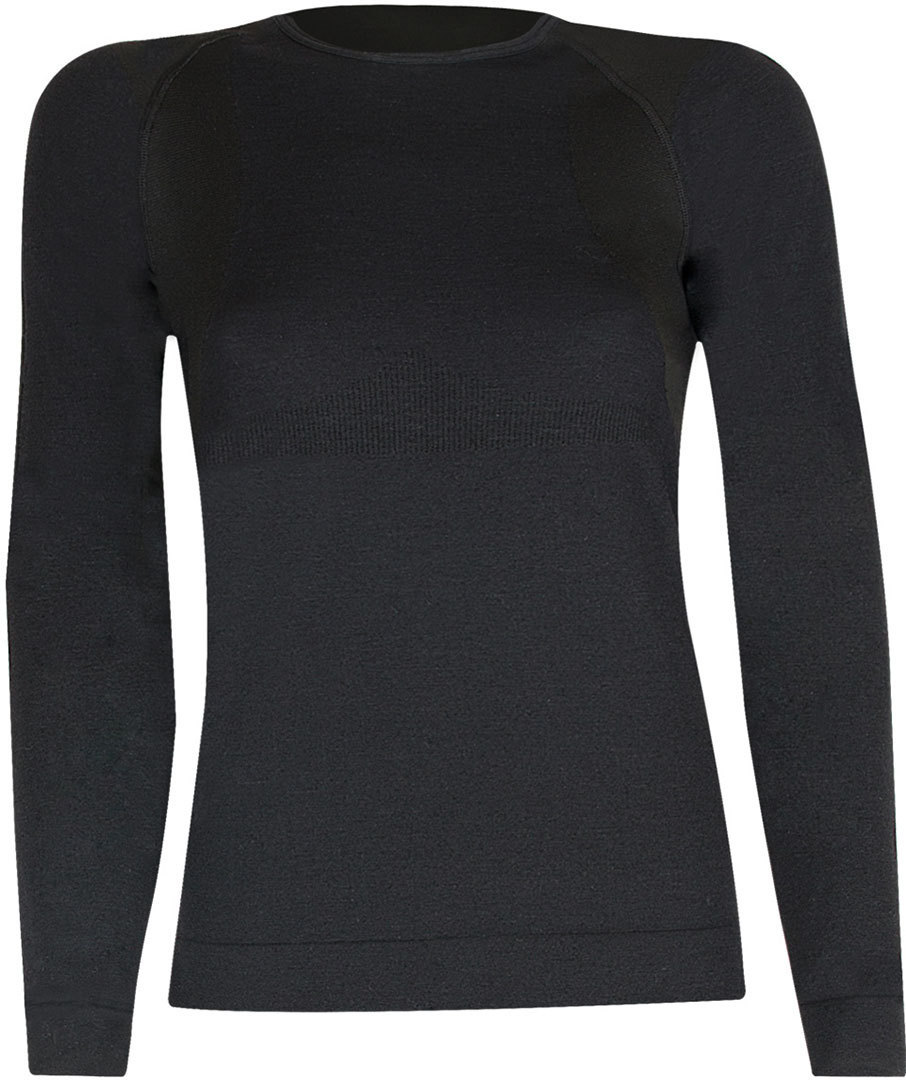 Lenz 5.0 Merino Ladies Functional Shirt, black, Size S for Women, black, Size S for Women