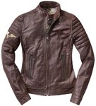 Black-Cafe London Ilam Ladies Motorcycle Leather Jacket