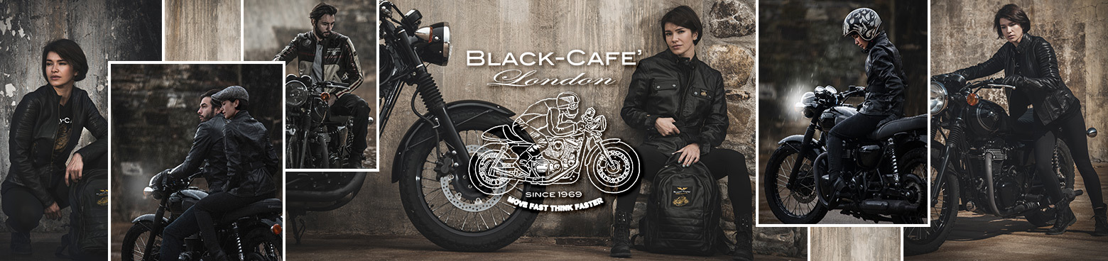 Black Cafe London Motorcycle Boots cheap at FC Moto