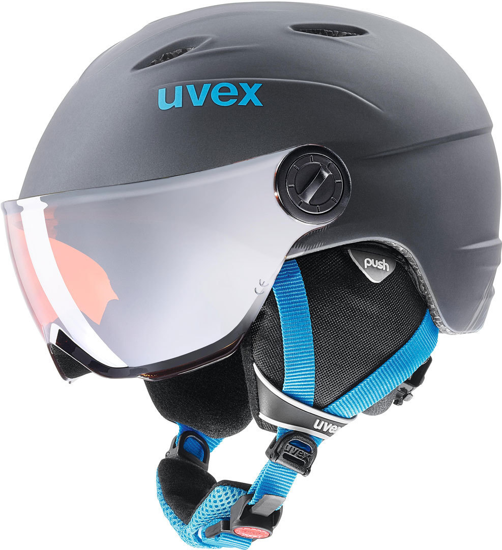Uvex Junior Visor Pro 子供スキー ヘルメット - ベストプライス