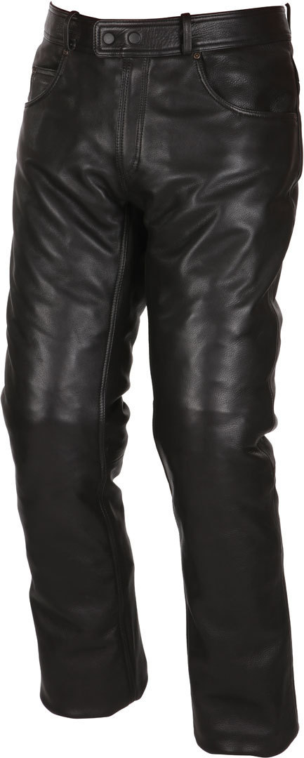 Modeka Ryley Leather Pants, black, Size 48, black, Size 48