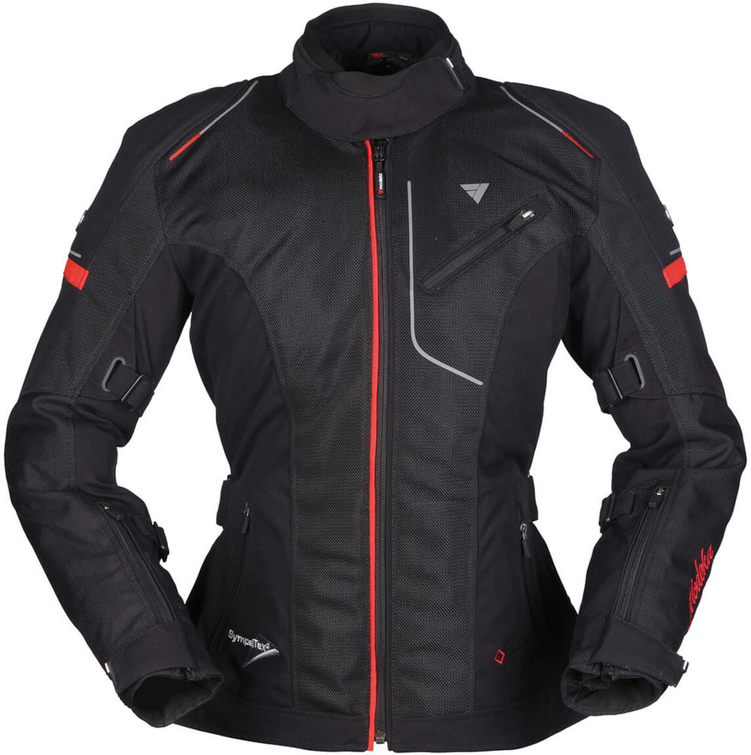 Modeka Belastar Ladies Textile Jacket, black, Size 34 for Women, black, Size 34 for Women
