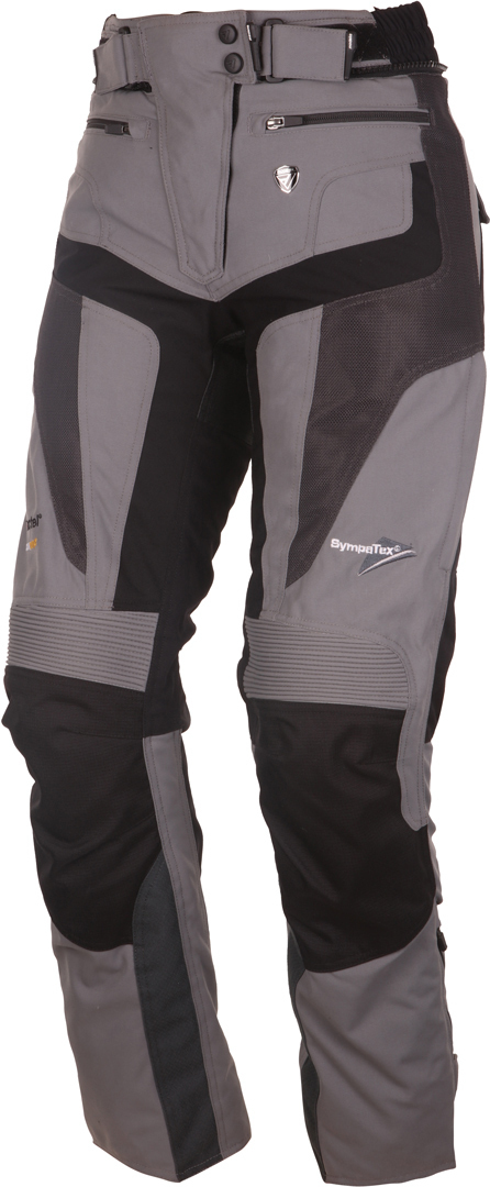 Modeka Belastar Ladies Textile Pants, grey, Size 34 for Women, grey, Size 34 for Women