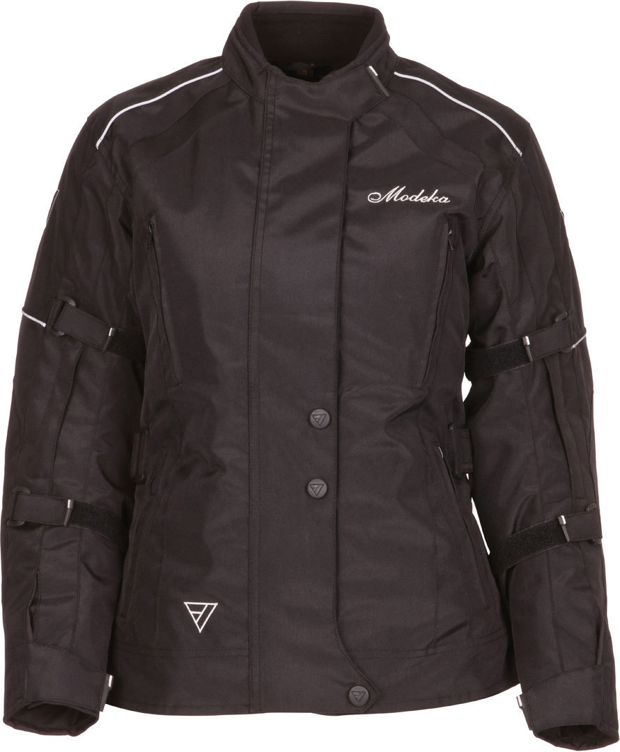 Modeka Janika Ladies Motorcycle Textile Jacket, black, Size 34 for Women, black, Size 34 for Women