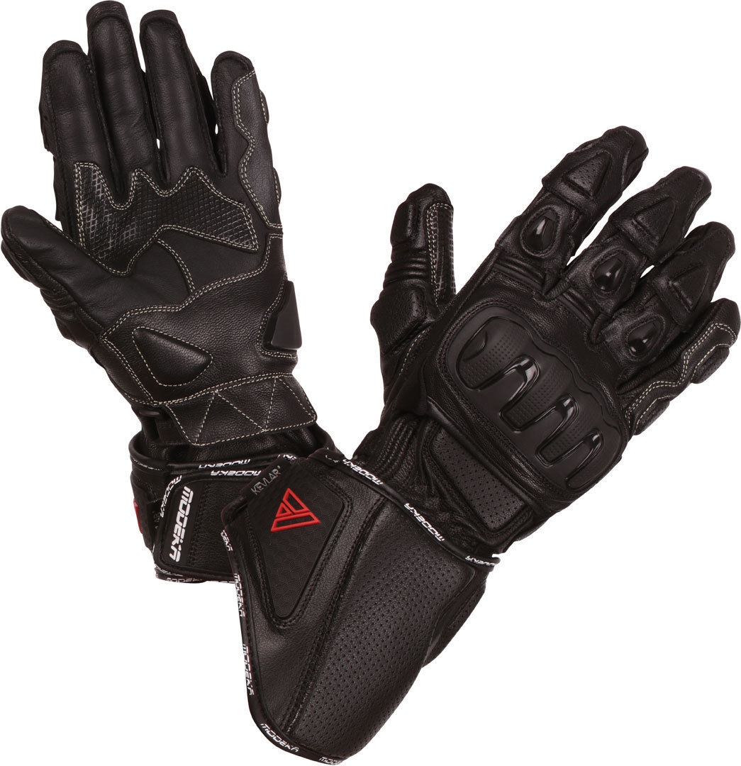 Modeka Jayce Motorcycle Gloves, black, Size M L, black, Size M L